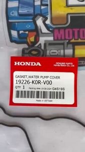 WATER PUMP COVER GASKET FOR HONDA PCX 160 | ADV 160 | CLICK 160 | AIRBLADE 160 | GENUINE PARTS | 19226-K0R-V00