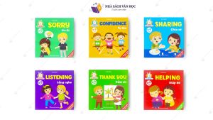 Sách - Bộ 6 Cuốn Cùng Con Rèn Luyện kỹ Năng Giao Tiếp Ứng Xử Từ 2 - 6 Tuổi - Song Ngữ Anh Việt ( Quét File Nghe Đọc )
