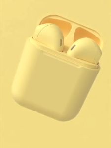 MURAH TERLARIS Headset Bluetooth TWS Macaron Earphone  Wireless Stereo HIFI Sentuh Earbud inpods I12