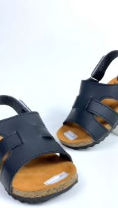 Sandal Anak Laki Laki Selop Tali Silang Anti Slip Ringan Trendy Lucu Putih