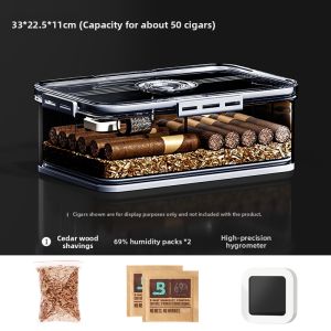 Moisture-proof Cedar Humidification Cigar Box