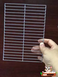 DJEVPETSHOP JERUJI BESI KANDANG MOTIF UKURAN 19.5 CM x 14 CM