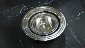 5 PCS Mixing Bowl Stainless Steel Salad Bowl Baking Bowl Multifunctional Basin Kitchen Cooking Tools