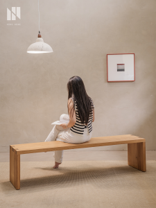 NONG HOME | Retro Solid Wood Long Bench