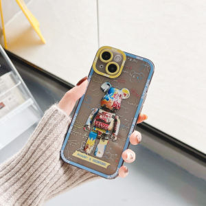 Casing Xiaomi Redmi 10 10 Prime Note 10 Note 10S Note 10 5G Note 10 Pro Note 11 Note 11S Note 11 Pro 4G 5G Poco M3 Pro 5G Poco M4 Pro Poco X3 Pro NFC Case Gloomy Bear X Robot Transparant Premium With pelindung kamera