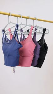 COSI COZY bra olahraga wanita dengan bra belakang jaring salib