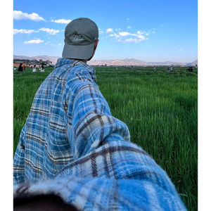 Japanese Style Junior Wear Plaid Shirt Coat Mens Fancy Handsome Cleanfit Blue Long Sleeved Shirt Summer