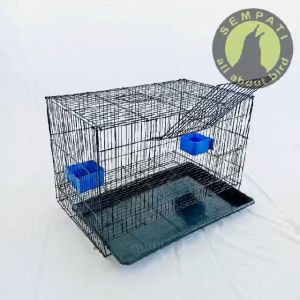 SANGKAR UMBARAN KANDANG KUCING BESI LIPAT MEDIUM