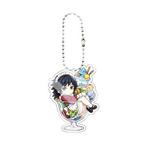 Bandai | Iguro Obanai Kanroji Mitsuri Uzui Tengen Q Maid Dessert Cup Character Key Ring - Mặt Dây Chuyền Móc Khóa Acrylic Hoạt Hình Dành Cho Người Hâm Mộ Anime