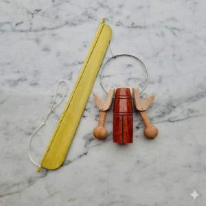 กระดิ่งลมไม้โมบาย  กระดึงวัว กระดึงควาย โมบายแขวน โมบายลม ตกแต่งบ้านเมื่อลมพัดจะเกิดเสียง