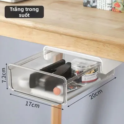 YIPINXIU | Hộp Lưu Trữ Dưới Bàn Drawer Desktop Organizer