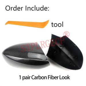 Auto Car Rearview Exterior Side Mirror Caps for BMW E90 E92 E93 M3 1M Replacement Style Carbon Fiber Mirror Cover