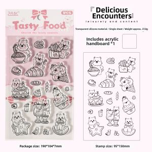 West Highland White Terrier Theme Silicone Stamp for Diary Decoration