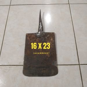 Bahan Cangkul Isen - Lempak Baja Tebal - Sekop Tanah Tajam