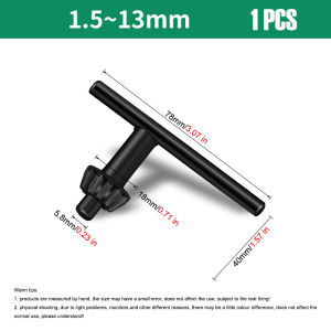 Máy Khoan Điện Cầm Tay Chuck Key T-Grip Cờ Lê 10mm 13mm 16mm Thép Crom-Vanadi Cho Máy Khoan Chuck Sửa Chữa Bit Thay Thế Dụng Cụ Điện Phụ Kiện