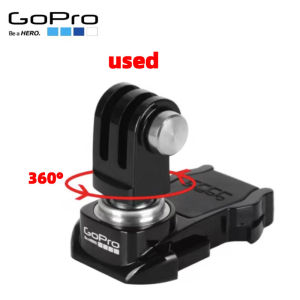 Orig GoPro Mount 360 Degree For Action Camera 360° Rotation Ball Joint Buckle Screw Helmet Chest Base Adapter Accessories
