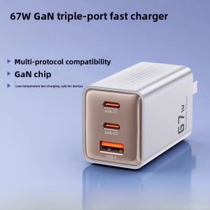 Toocki | Fast Charging Multi-Port PD Charger 67W