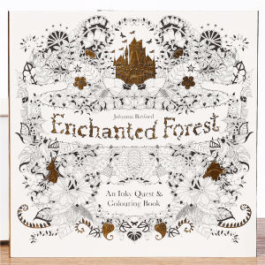 Secret Garden หนังสือวาดภาพแบบเติมสีในป่าที่มหัศจรรย์ ฉบับอังกฤษ เวอร์ชั่นที่ปรับปรุงขึ้นใหม่ สำหรับผู้ใหญ่ หนังสือเล่มนี้เป็นเครื่องมือลดความเครียด