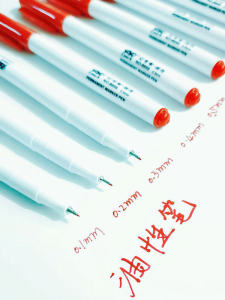 Waterproof Red Needle Head Marker Pen Long-lasting Color Business Supplies Fine Line Drawing Eyelid Double-line Writable Pen