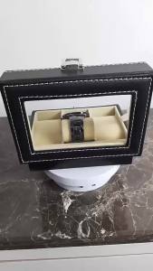 3-Slot Watch Storage Organizer in PU Leather SBH4