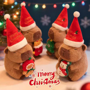 20cm Cute Christmas Gingerbread Man Capybara Plush Toy Christmas Tree Capybara Hug snowman Capybara Doll Christmas Gift For Kids
