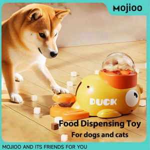 Mojioo interactive pet food dispenser toy-Brain-boosting and Relieve boredom 3 types of grain outlet lids [early bird price]