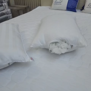 [CHÍNH HÃNG] Ruột Gối Lông Vũ Microfiber Rovis – Chuẩn 5 Sao - Mua 1 Tặng 1 Khăn Mặt Cotton Cao