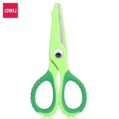 deli | DELI Cartoon Safety Scissors for Kids DIY Cute Craft Paper Scissors School Stationery