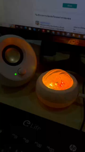 {ST08}ไฟกลางคืนแบบคลื่น ไฟสร้างบรรยากาศ ท้องฟ้าเต็มไปด้วยออโรร่าคลื่นทะเล USB มีหลายสี รีโมทคอนโทรล สำหรับเป็นของขวัญ ห้องนอนตกแต่ง งานปาร์ตี้