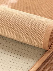 Thickened Tatami Carpet Pad Customizable Living Room Floor Mat Non-Slip All-Season Bedroom Cooling Pad Chinese Style Home Decor