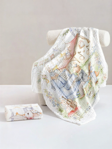 EINGMEDYFRESH | Soft Pure Cotton Infant Bath Towel 6 Layers