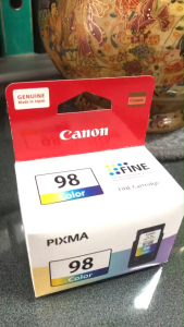 CANON CL-98 สี 3 สี แท้ศูนย์+ของใหม่คุณภาพ 100% Canon Pixma E500/E510/E600/E610