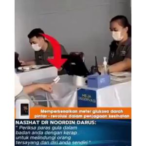 Meter glukosa darah bukan invasif berketepatan tinggi Portable Finger Oximeter Fingertip Pulse Medical Sleep Monitor