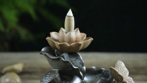 120pcs Dupa Buhur Kerucut Wangi Peluru Asap Kebawah Bukhur Aromaterapi Dupa Pelor OudThentic