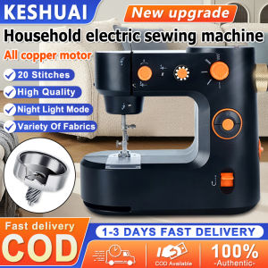 [New Upgrade] 20 Needle Mini Home Sewing Machine Portable Knitting Machine Multi functional Electric Replaceable Presser Foot Motor Sewing Machine High Quality Dual Speed Heavy Duty Sewing Machine on Sale