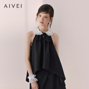 AIVEI | Necktie Party Wear Tank Top For Petite