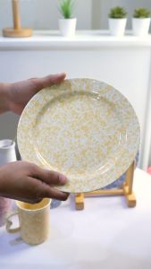 INS Color Splashed Set Plate Cup Speckled Ceramic Aesthetic Korea/Gelas Piring Brintik Keramik Jadul Retro/Vintage Korean Tableware