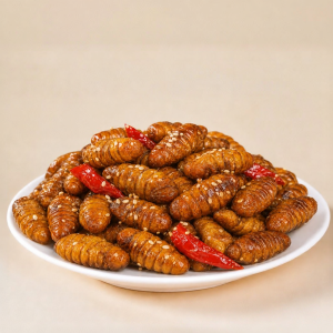 WENXIANGZAN | Spicy Five-Spiced Ready-to-Eat Shandong Specialty Silkworm Pupae