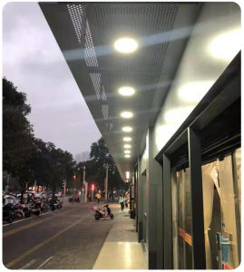 Black Waterproof Lamp Anti-Fog Moisture-Proof Bathroom Bathroom Embedded Outdoor Signboard Spotlight Outdoor LED Downlight