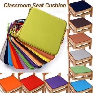 Breathable Seat Cushion Comfortable Sofa Chair Pad Office Dining Seat Cushion Tie on Square Pad Kusyen Kerusi Home Decor