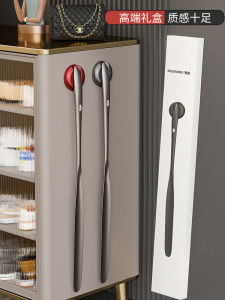 High-End Magnetic Shoe Horn with Extended Handle No Bending Waist for Pregnant Women Elderly Home Use Non-Slip Plastic