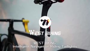 West Biking | Đèn Hậu Xe Đạp Thông Minh WEST BIKING LED Cảm Biến Phanh Tự Động Chống Nước IPX6 Sạc Lại Được Đèn Cảnh Báo Khi Đạp Xe Ban Đêm