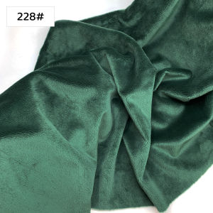 45 × 50cm Soft Velvet Fabric 3mm Mink Plush Fabric 100% Polyester Non Elastic High-Density DIY Toy Pillow Sewing Crafts