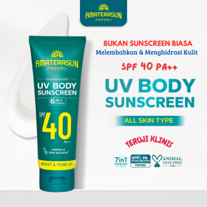 Amaterasun Sunscreen Hand Body Lotion SPF 40 PA++ Handbody Sunblock Melembabkan & Menghidrasi Badan