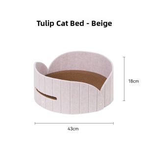 FUKUMARU | Scratch-Resistant Multi-use Cat Bed and Scratch Pad