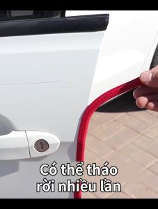AUTOFun Nẹp u lõi thép ron viền cánh cửa chữ u chống va đạp dành cho xe hơi oto