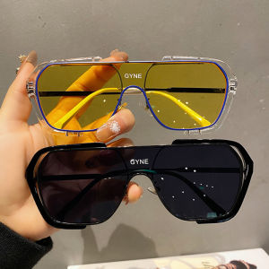 CLIBER 1pc Luxury Sunglasses For Woemen Fashion Brand Designer Irregular Metal Sun Glasses Womens Eyewear newcln