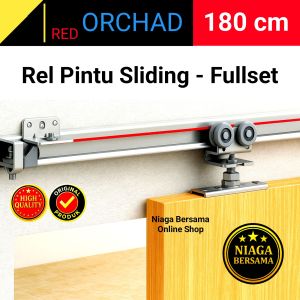 Rel Pintu Sliding 18 Meter Orchad C3 Fullset Geser Galvanis