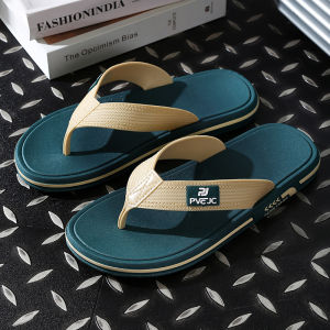 Mens Summer Fashion Sandals Anti-Slip Rubber Slippers Sporty Soft Bottom Wear Resistant Beach Flip Flops Flat Heel EVA