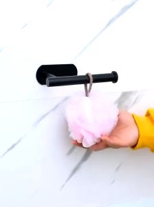 Bathroom Self Adhesive Tissue Holder Rack Stainless Steel Wall Mount No Punching Roll Paper Racks